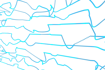 Digital png illustration of blue shapes on transparent background