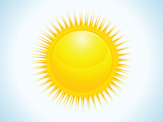 abstract sun icon vector illustration