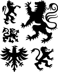 crest and eagle design