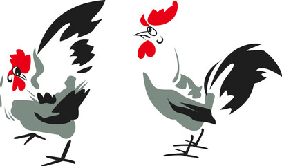 Fototapeta premium rooster design