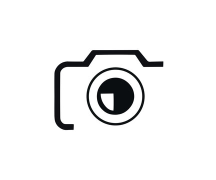 Camera logo design cam icon symbol