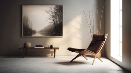 chair sitting in front of a framed art piece.

Made with the highest quality generative AI tools