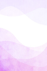 柔らかい曲線の優しいパープルとピンクの背景 縦