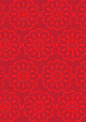 Stock Vector Illustration:  Seamless Chinese decor