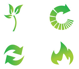Environmental conservation symbols