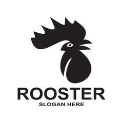 Rooster head logo vector icon symbol illustration design