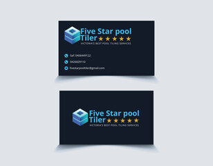 business card template