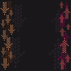 Abstract background with arrows
