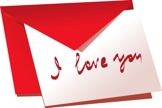 Red envelope and the letter