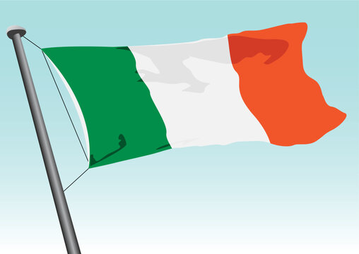 vector flag of Ireland