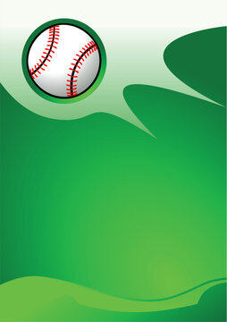 Abstract sport background, Baseball Vector
