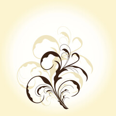 Illustration the retro vintage element for design - vector