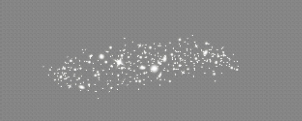 Abstract sparkling shiny texture. Shiny particle effect. sparkling space dust trail from shiny particles on a dark background. snow