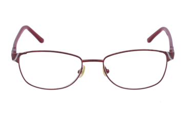 Sun glasses on transparent background. Red glasses frame.