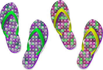 summer beach slippers