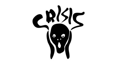 Crisis Ahead silhouette