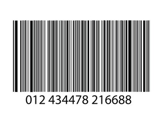 bar-code on white background