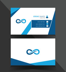 Naklejka premium Creative Business Card Template Design