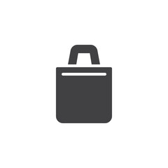 Shopping bag vector icon