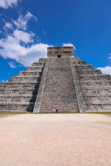Chichen-Itza ruins in Yucatan peninsula, Mexico.One of the most visited archaeological sites in Mexico.