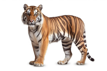 Obraz na płótnie Canvas tiger on white background