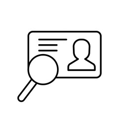 Search icon vector. increase illustration sign. magnifier symbol or logo.