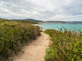Coastal Scene with Path