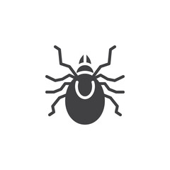 Mite or tick vector icon