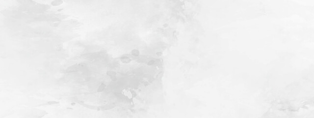 Abstract grunge grey and white watercolor background. Grey and white watercolor banner, template for design.