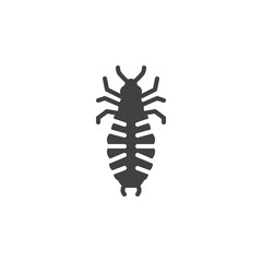 Louse insect vector icon