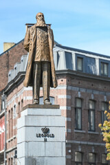 Fototapeta na wymiar Belgique Namur Wallonie statue roi Leopold II