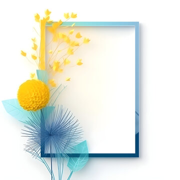 Rahmen, Flora, Bilderrahmen, Hintergrund Illustration,	
Stock, Mockup, Garten, Fr&uuml;hling, Dekoration, Karte, Sommer, Pflanze