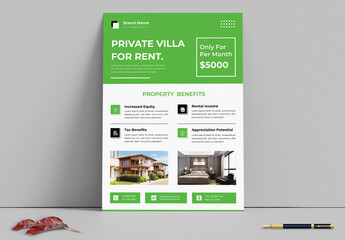 Real Estate Flyer Design Layout