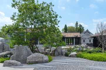 Antique Chinese garden architecture