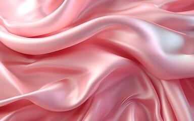 Obraz premium Shiny soft pink silk cloth background