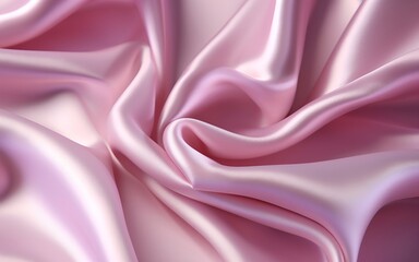 Obraz premium Shiny soft pink silk cloth background