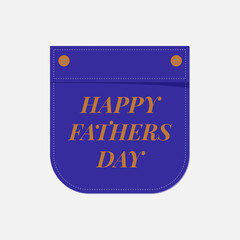 Congratulations and gifts for Father's Day in flat style. Beloved dad promotion and shopping template. Vector illustration