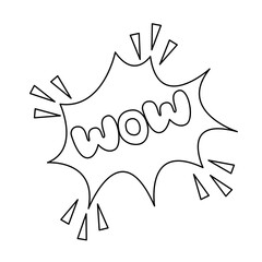 Cartoon comic hand drawn elements