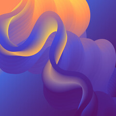 Obraz premium 3d wave. Abstract wave pattern. illustration. Colorful wave. eps 10
