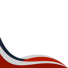 Elegant Curve Footer