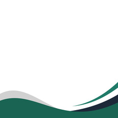 Elegant Curve Footer