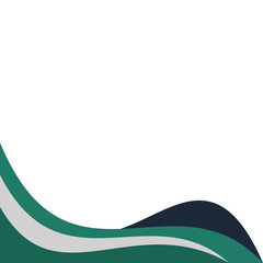 Elegant Curve Footer