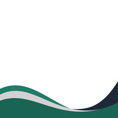 Elegant Curve Footer