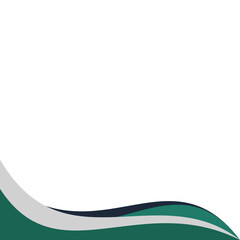 Elegant Curve Footer