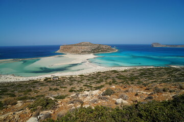 crete, sea, balos, water, travel, tourism, summer