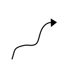 Abstract Line Arrow
