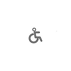 disabled icon logo wheelchair disabled