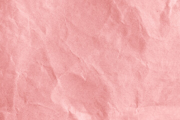Wrinkled red paper as a background or wallpaper