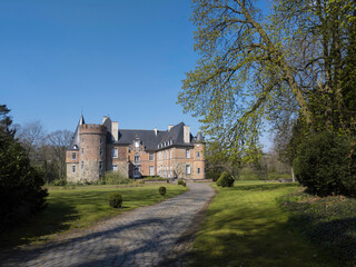 Fototapeta na wymiar Castle in Braine-le-Château, Belgium