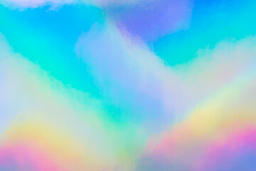 Holographic rainbow foil iridescent texture abstract hologram background - obrazy, fototapety, plakaty
